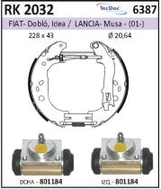 BKN RK2032 - Kit de freno premontado