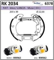 BKN RK2034 - Kit de freno premontado