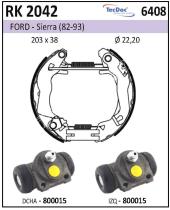 BKN RK2042 - Kit de freno premontado