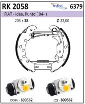 BKN RK2058 - Kit de freno premontado