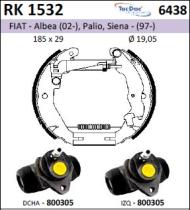 BKN RK1532 - Kit de freno premontado