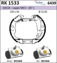 BKN RK1533 - Kit de freno premontado
