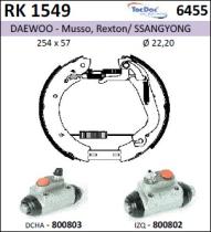 BKN RK1549 - Kit de freno premontado