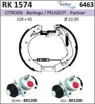 BKN RK1574 - Kit de freno premontado