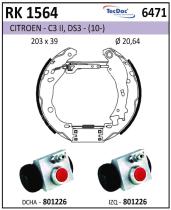 BKN RK1564 - Kit de freno premontado