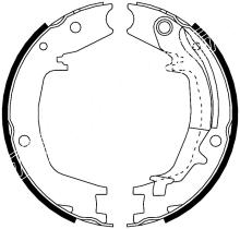 BKN 3336 - Zapatas freno de mano