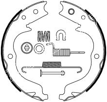 BKN 1528K - Zapatas freno de mano