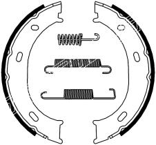 BKN 2128K - Zapatas freno de mano