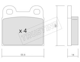 Trusting 002.0 - Pastillas de Freno