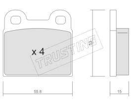 Trusting 002.1 - Pastillas de Freno