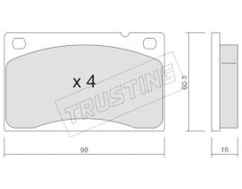 Trusting 006.0 - Pastillas de Freno