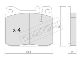 Trusting 013.0 - Pastillas de Freno