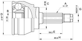 BKN 607090 - Junta Homocinética