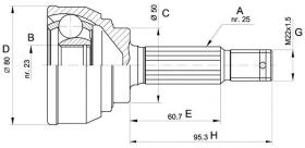 LOBRO 607105 - Junta Homocinética