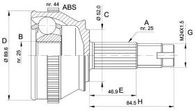 BKN 607111 - Junta Homocinética