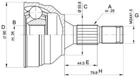 BKN 607148 - Junta Homocinética