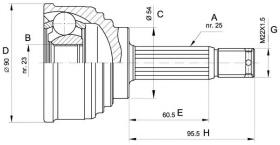 BKN 607149 - Junta Homocinética