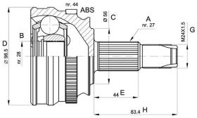 BKN 607153 - Junta Homocinética