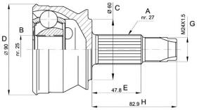 BKN 607155 - Junta Homocinética