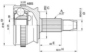 BKN 607156 - Junta Homocinética