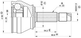 BKN 607226 - Junta Homocinética