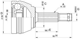 BKN 607239 - Junta Homocinética