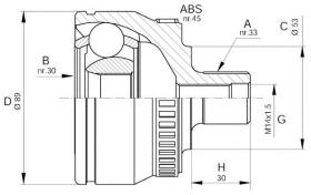 BKN 607241 - Junta Homocinética