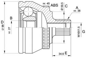 BKN 607269 - Junta Homocinética