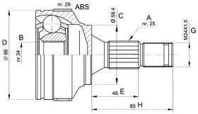 BKN 607303 - Junta Homocinética