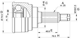 BKN 607366 - Junta Homocinética