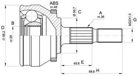 BKN 607369 - Junta Homocinética