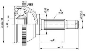 BKN 607371 - Junta Homocinética