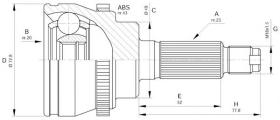 BKN 607396 - Junta Homocinética