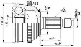 BKN 607400 - Junta Homocinética