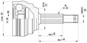 BKN 607403 - Junta Homocinética