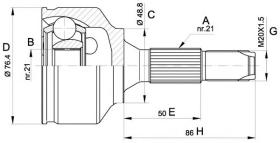 BKN 607408 - Junta Homocinética