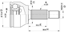 CAR 607430 - Junta Homocinética