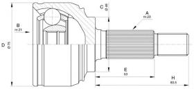 BKN 607444 - Junta Homocinética