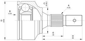 BKN 607456 - Junta Homocinética