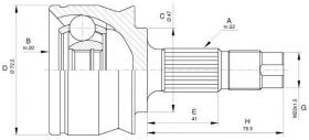 CAR 607458 - Junta Homocinética