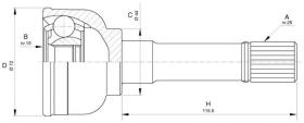 LOBRO 607460 - Junta Homocinética