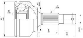 GSP 607470 - Junta Homocinética