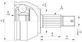 BKN 607495 - Junta Homocinética