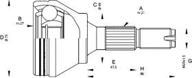 BKN 607501 - Junta Homocinética