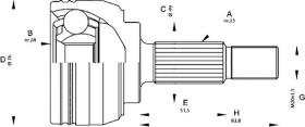 BKN 607504 - Junta Homocinética