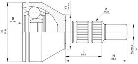 BKN 607507 - Junta Homocinética