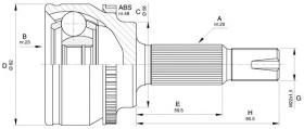 BKN 607540 - Junta Homocinética