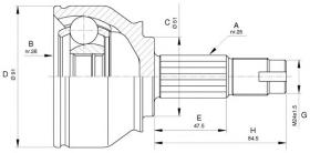 LOBRO 607551 - Junta Homocinética