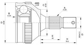 BKN 607560 - Junta Homocinética