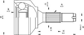 BKN 607561 - Junta Homocinética